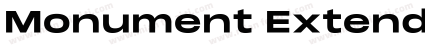 Monument Extended Bl字体转换